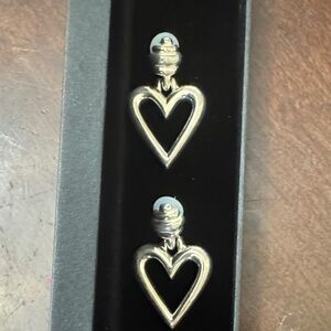 Silver Heart  Earrings - Women Jewelry Necklace